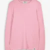 Pullover - Gerollte Abschlüsse - rosa