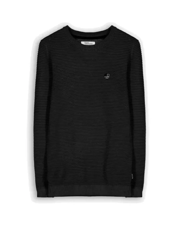 Pullover - Labelpatch - schwarz
