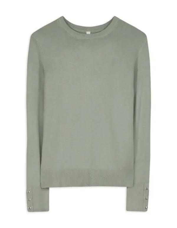 Pullover - Viskose-Mix - hellgrün